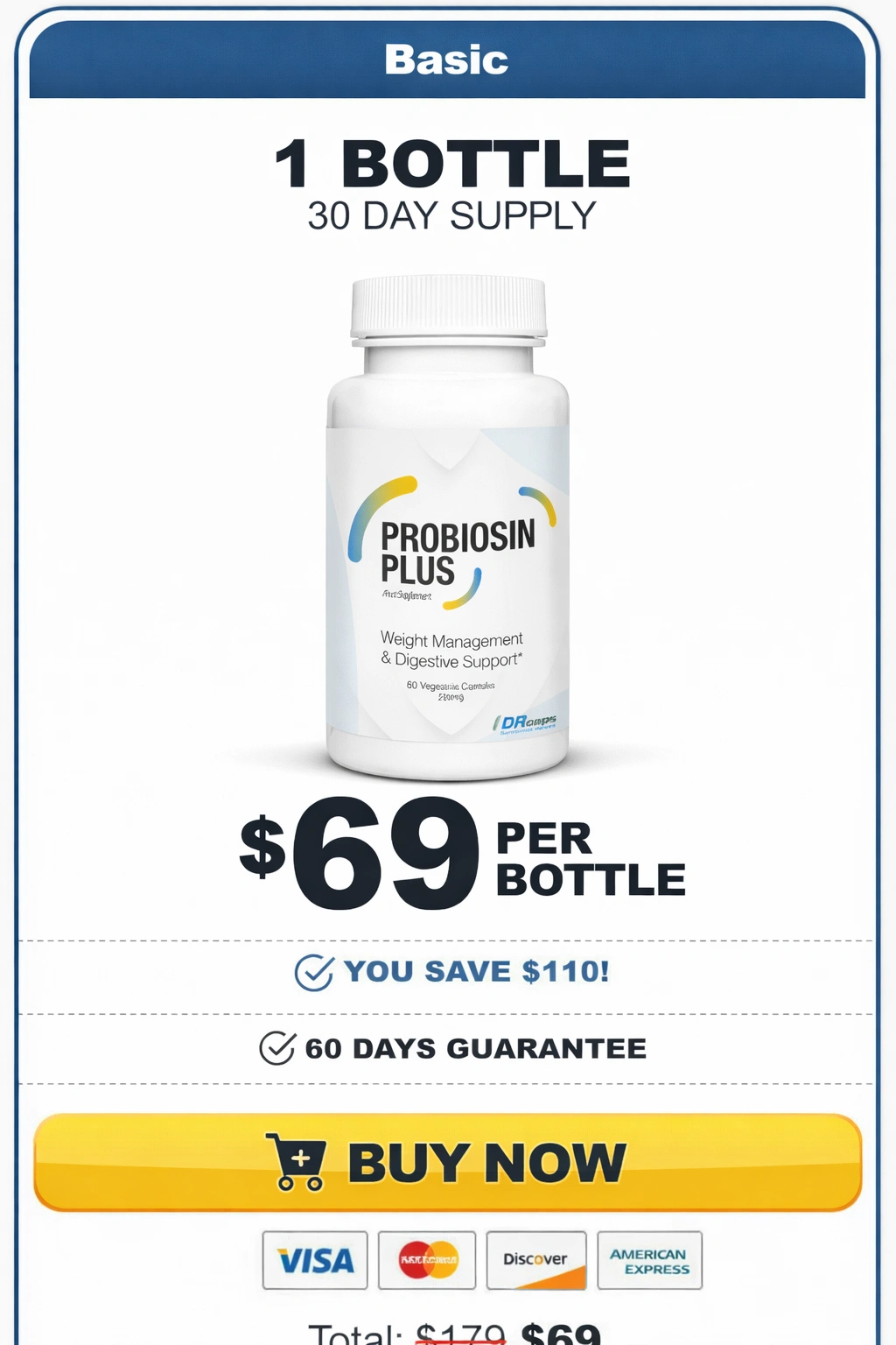 Probiosin Plus  2 Bottle